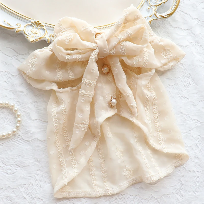 Summer Vintage Chiffon Pet Dog Dresses For Small Medium Dog Cute Bow Princess Dress Chihuahua Yorkshire Coat Puppy Clothes XS-XL
Summer Vintage Chiffon Pet Dog Dresses For Small Medium Dog Cute Bow Princess Dress Chihuahua Yorkshire Coat Puppy Clothes XS-XL