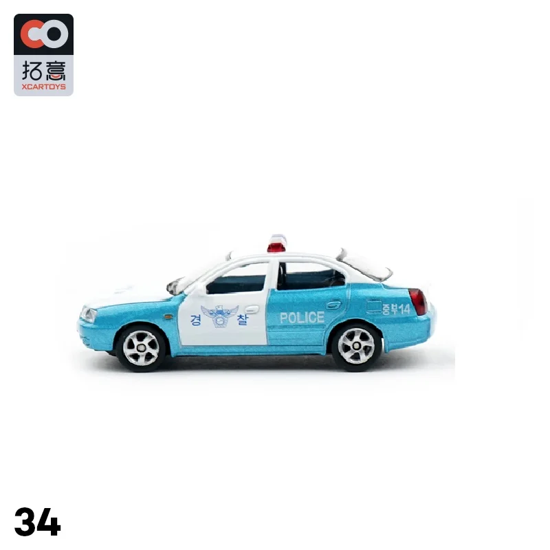 Xcartoys 1:64 Elan-tra Korea Police NO.34 Alloy Simulation Model Car 
Xcartoys 1:64 Elan-tra Korea Police NO.34 Alloy Simulation Model Car