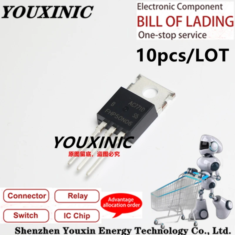 YOUXINIC 100% Новый оригинальный FHP50N06 FHP60N06 50A 60A 60V FHP640 18A 200V FHP1404 180A 40V TO-220 полевой эффект транзистор
YOUXINIC 100% Новый оригинальный FHP50N06 FHP60N06 50A 60A 60V FHP640 18A 200V FHP1404 180A 40V TO-220 полевой эффект транзистор
