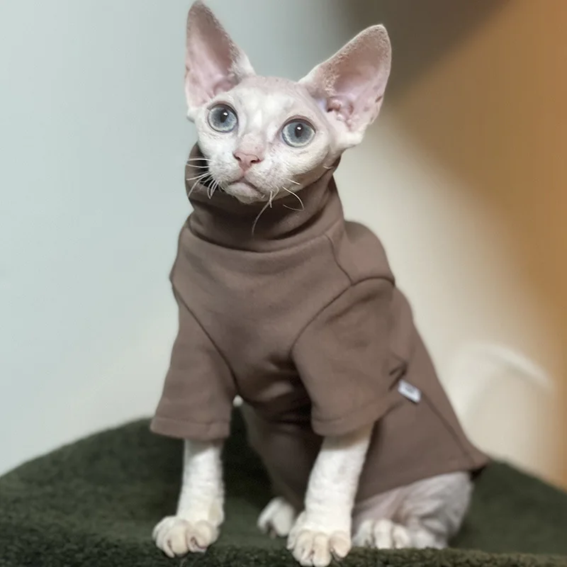 Sphynx Cat Clothes Baby Soft Cotton Fall Winter Kitten Small Dog Clothes for Cornish Devon Cat Costume Hairless Pet Clothes
Sphynx Cat Clothes Baby Soft Cotton Fall Winter Kitten Small Dog Clothes for Cornish Devon Cat Costume Hairless Pet Clothes