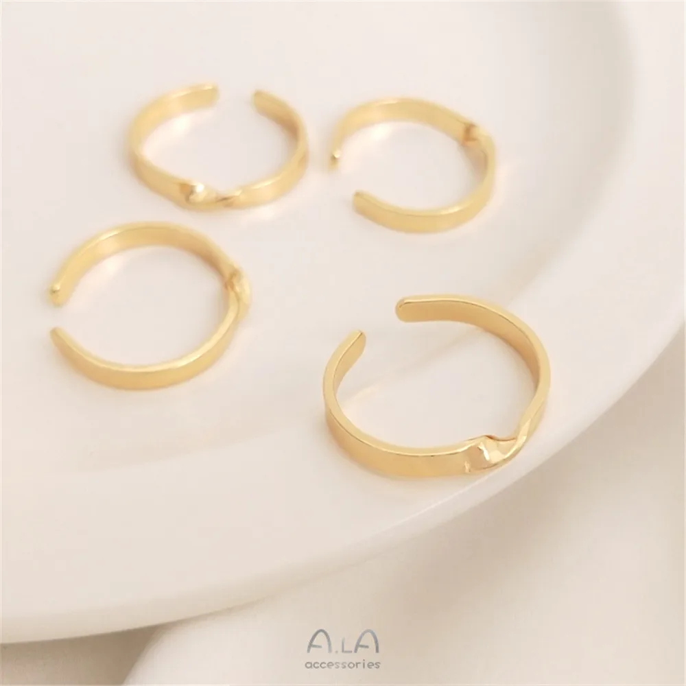 14K Gold Color Open Twis Ring DIY Winding Hand Holder Head Handmade Material Accessories
14K Gold Color Open Twis Ring DIY Winding Hand Holder Head Handmade Material Accessories