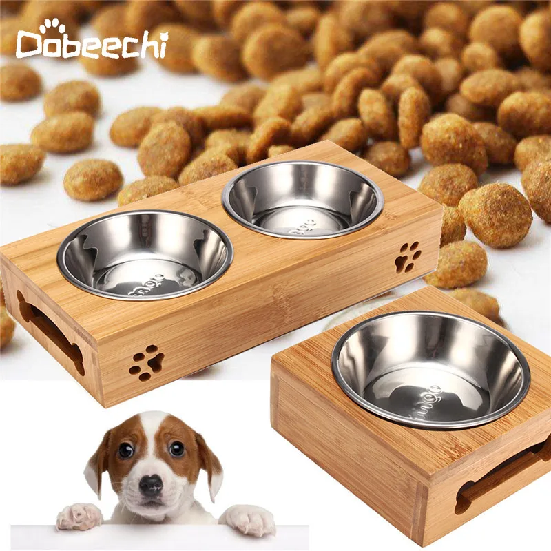 Pet Cat Dog Feeding Water Bowls Stainless Steel With Bamboo Bowl Rack Food Drinking Bowl Plate Puppy Accessories Pet Supplies
Pet Cat Dog Feeding Water Bowls Stainless Steel With Bamboo Bowl Rack Food Drinking Bowl Plate Puppy Accessories Pet Supplies
