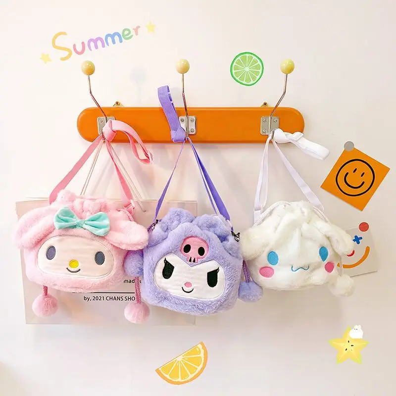 Cartoon Cute Kawaii Sanrioed Cinnamoroll My Melody Kuromi New Pattern Versatile Girl Drawstring Bucket Plush Crossbody Bag
Cartoon Cute Kawaii Sanrioed Cinnamoroll My Melody Kuromi New Pattern Versatile Girl Drawstring Bucket Plush Crossbody Bag