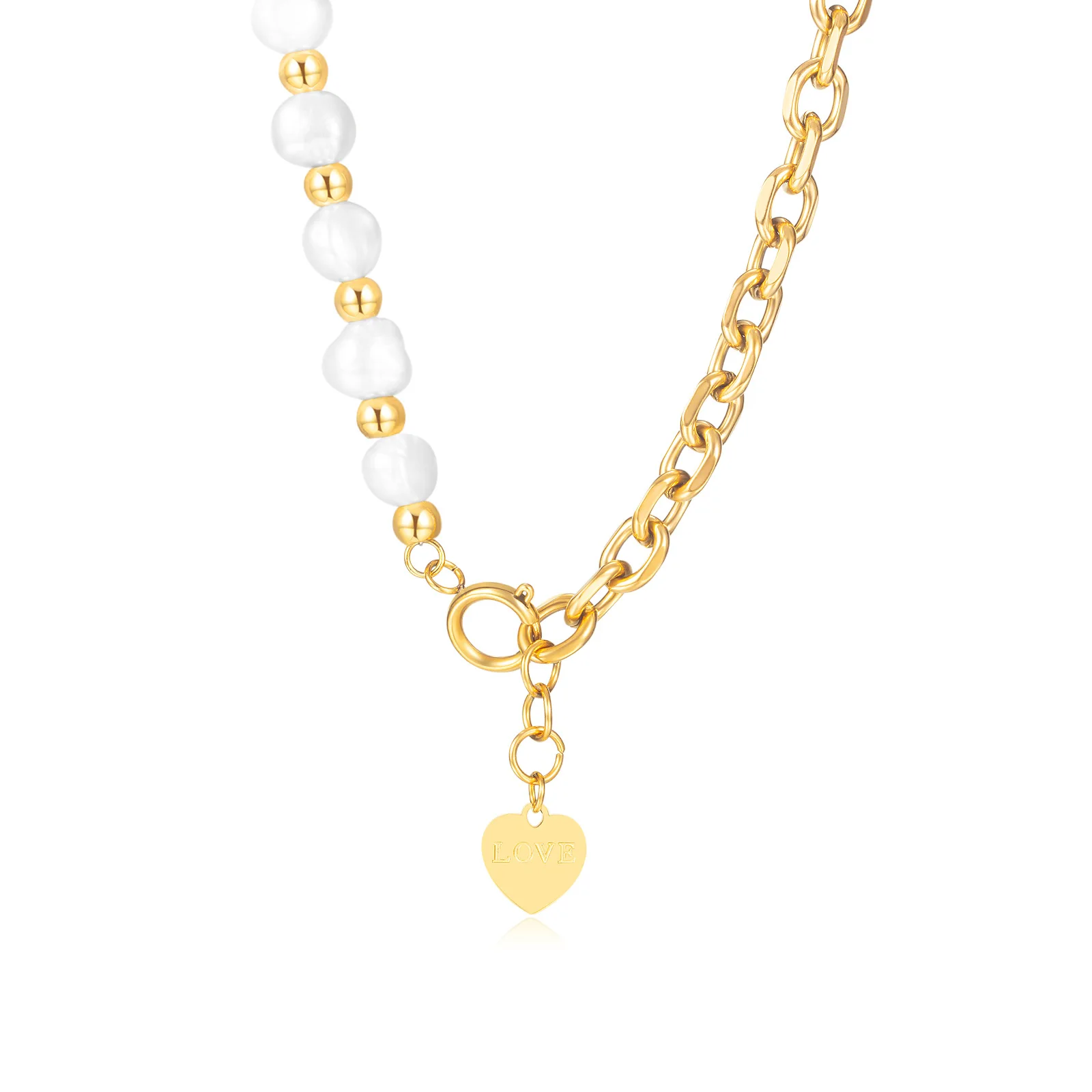 Jewelry Ins Niche Luxury Design Natural Freshwater Pearl Heart Love Stainless Steel Necklace for Women
Jewelry Ins Niche Luxury Design Natural Freshwater Pearl Heart Love Stainless Steel Necklace for Women