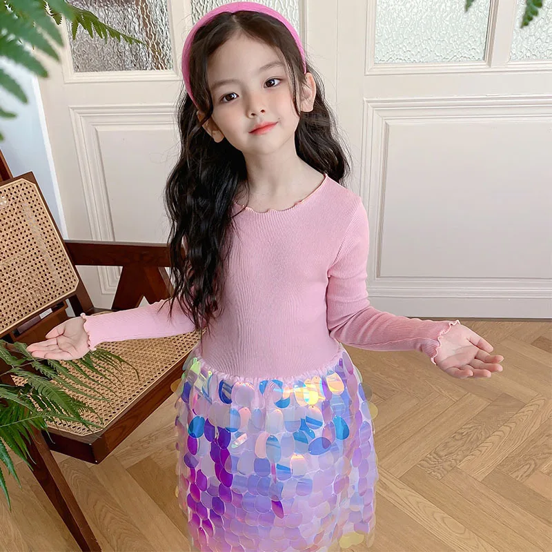 2022 Babi Girls Sequin Dress Kids Long Sleeve Patchwork Beading Midi Dresses Toddlers Cute Party Wear Children Princess Clothing
2022 Babi Girls Sequin Dress Kids Long Sleeve Patchwork Beading Midi Dresses Toddlers Cute Party Wear Children Princess Clothing