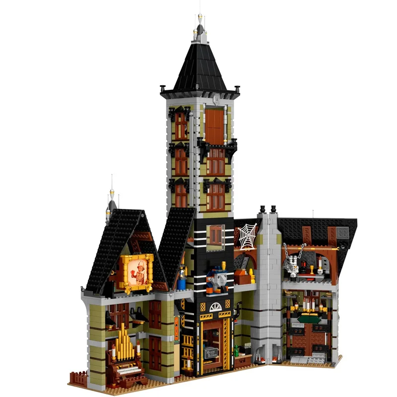 With 9 MINI Figures Haunted House Mega Drop Jumping Machine Building Blocks Bricks Compatible 10273 Toy Birthday Christmas Gift
With 9 MINI Figures Haunted House Mega Drop Jumping Machine Building Blocks Bricks Compatible 10273 Toy Birthday Christmas Gift
