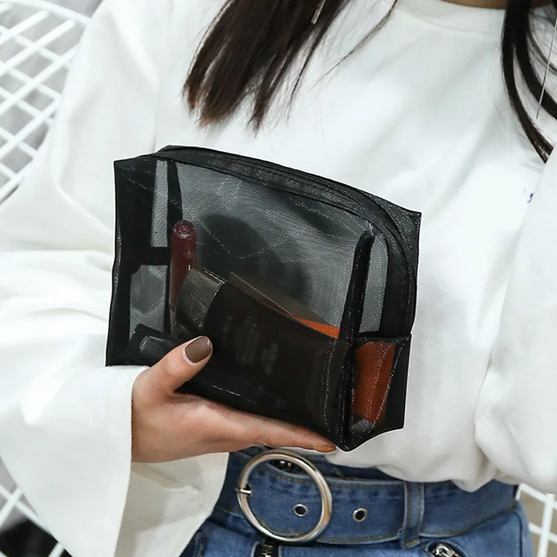 Big Capacity Portable Mesh Transparent Cosmetic Bag Makeup Case Women Travel Zipper Make Up Organizer Toiletry Storage Bag Pouch
Big Capacity Portable Mesh Transparent Cosmetic Bag Makeup Case Women Travel Zipper Make Up Organizer Toiletry Storage Bag Pouch