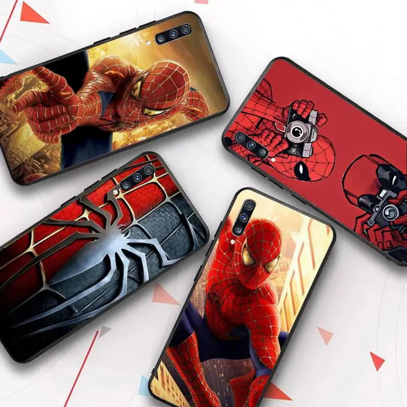 

S-Spiderman Phone Case for Samsung A51 01 50 71 21S 70 31 40 30 10 20 S E 11 91 A7 A8 2018