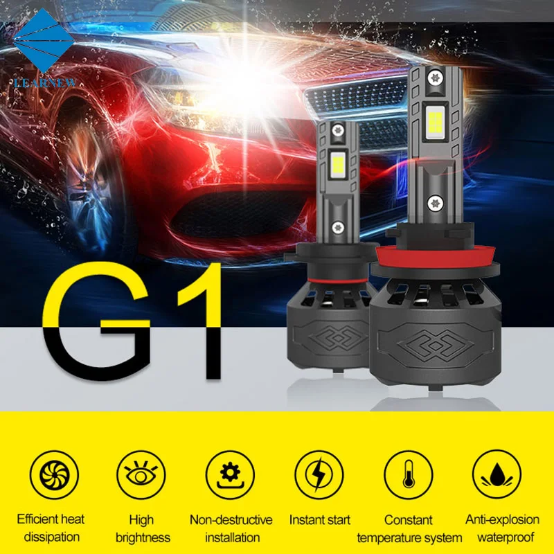 LEARNEW H7 LED Headlight H4 LED Lights For Car Headlamps H11 LED 12V 6500K 90W 9000LM 9005/HB3 9006/HB4 Auto Fog Light Bulbs
LEARNEW H7 LED Headlight H4 LED Lights For Car Headlamps H11 LED 12V 6500K 90W 9000LM 9005/HB3 9006/HB4 Auto Fog Light Bulbs
