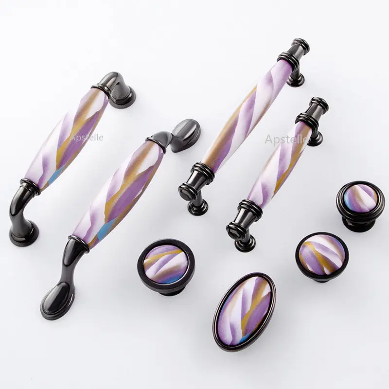 Chic colors /Ceramic Door Handles American Furniture Handles And Knobs Drawer Pulls Kitchen Cabinet Knobs and Handles With Screw
Chic colors /Ceramic Door Handles American Furniture Handles And Knobs Drawer Pulls Kitchen Cabinet Knobs and Handles With Screw