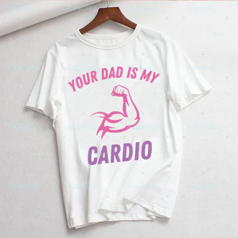 Your Mom DAD Is My Cardio Shirt Novelty Funny Vintage Crew Neck Men's T-Shirt Humor Women Top Tee Gift Humor Streetwear
Your Mom DAD Is My Cardio Shirt Novelty Funny Vintage Crew Neck Men's T-Shirt Humor Women Top Tee Gift Humor Streetwear