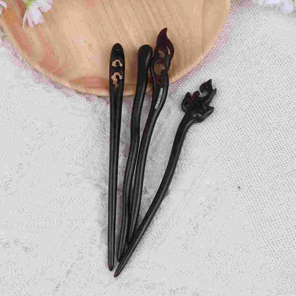 4pcs Natural Ebony Hair Chinese Japanese Hair Chopsticks Hairpin Book Marker Chignon Hair Accessories for Lady
4pcs Natural Ebony Hair Chinese Japanese Hair Chopsticks Hairpin Book Marker Chignon Hair Accessories for Lady