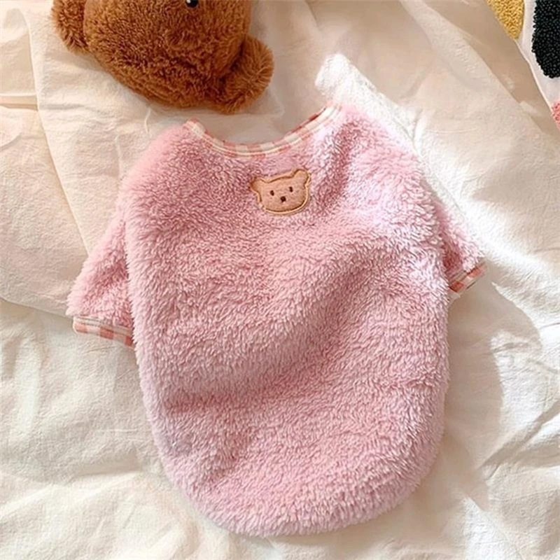 Pets Plush Hooded Supplies Winter Thicken Keep Warm Coats Cute Bear Vest Pet Velvet Clothing Cat Vest Cartoon Hoodies Sweater
Pets Plush Hooded Supplies Winter Thicken Keep Warm Coats Cute Bear Vest Pet Velvet Clothing Cat Vest Cartoon Hoodies Sweater