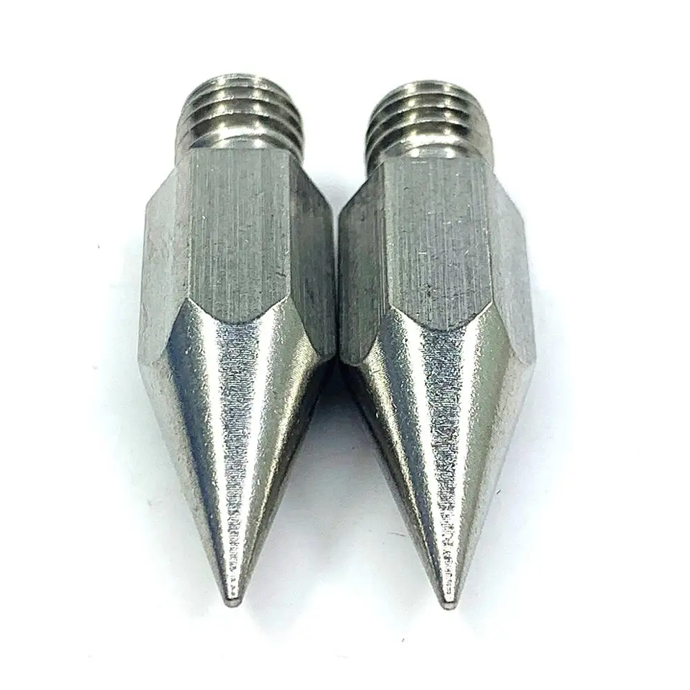 M8 M10 Mini Prisms Pole Sharp Point GPS Pole Tip Prisms Centering Rod Stainless Steel Replacement Point With 1/4" Female Thread
M8 M10 Mini Prisms Pole Sharp Point GPS Pole Tip Prisms Centering Rod Stainless Steel Replacement Point With 1/4" Female Thread
