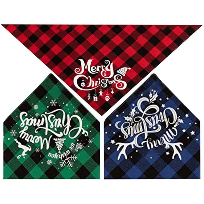 Банданы для собак, большой шарф для домашних животных, 3 шт., Рождественский Снежный принт для собак, полиэстер, клетчатый, стираемый, галстук... 
Банданы для собак, большой шарф для домашних животных, 3 шт., Рождественский Снежный принт для собак, полиэстер, клетчатый, стираемый, галстук...