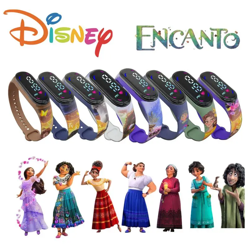 Disney Charm Pixar Encanto Turning Red Watch Toy Mirabel Abuela Alma Luisa Julieta Kawaii Electronic Watch Child Birthday Gift
Disney Charm Pixar Encanto Turning Red Watch Toy Mirabel Abuela Alma Luisa Julieta Kawaii Electronic Watch Child Birthday Gift