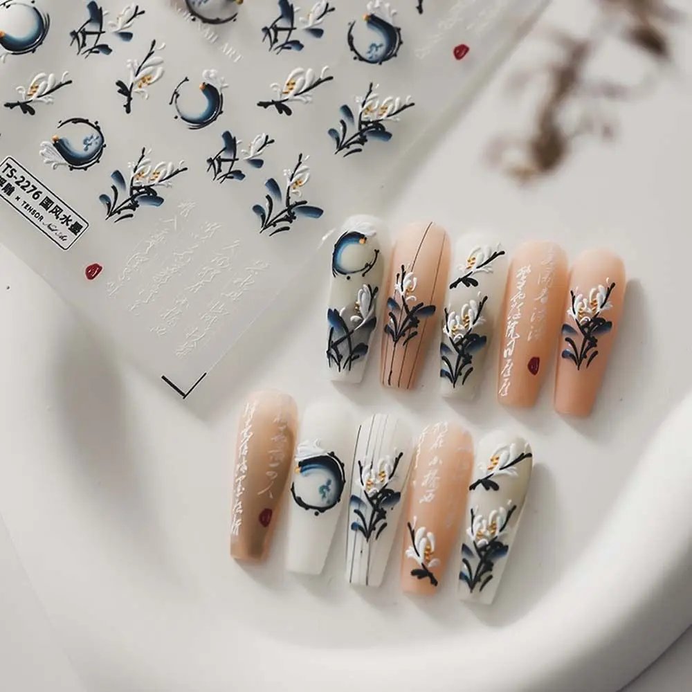 Chinese Nail Stickers Manicure Accessories Flowers Nail Decals Antiquity Style Ink Characters Self Adhesive Manicure Decorations
Chinese Nail Stickers Manicure Accessories Flowers Nail Decals Antiquity Style Ink Characters Self Adhesive Manicure Decorations