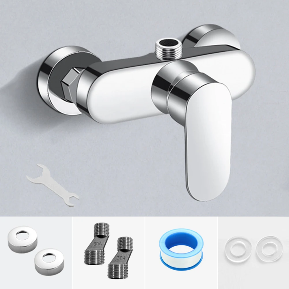 Control Valve Shower Faucet Wall Mount 1/2\" Outlet Anti-calc Design Easy To Install Energy Saving Hot/Cold Mixer Faucet
Control Valve Shower Faucet Wall Mount 1/2\" Outlet Anti-calc Design Easy To Install Energy Saving Hot/Cold Mixer Faucet