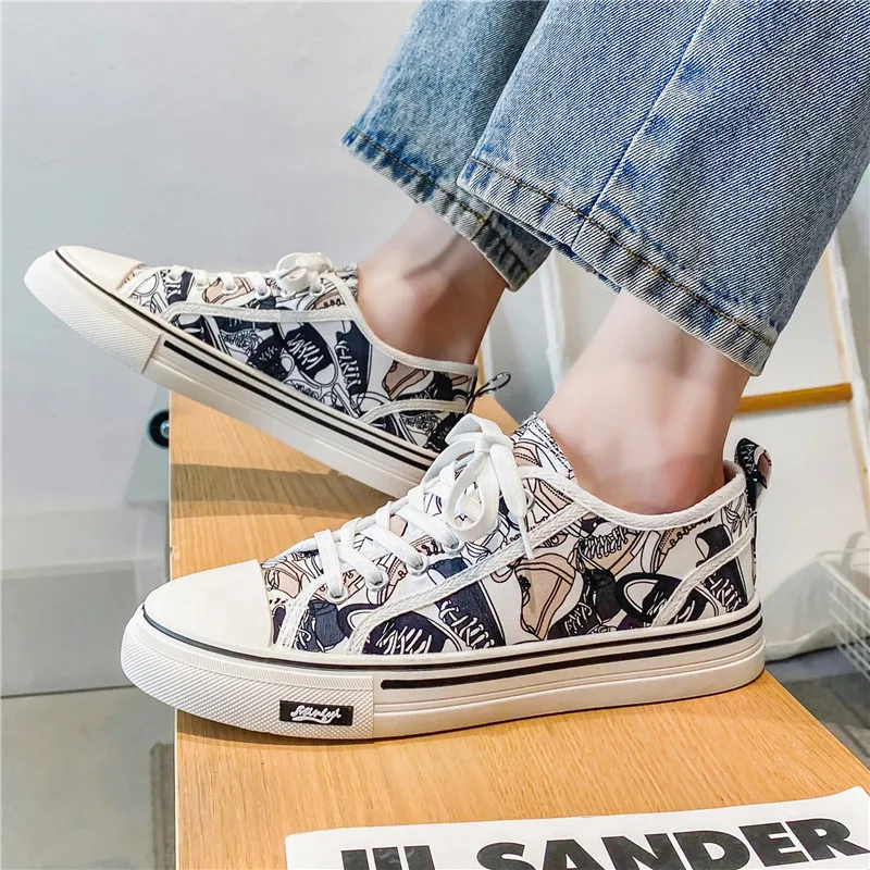 Кеды мужские холщовые, кроссовки на шнуровке, повседневная обувь для студентов, прогулочная обувь, плоская Вулканизированная подошва, лето ...
Кеды мужские холщовые, кроссовки на шнуровке, повседневная обувь для студентов, прогулочная обувь, плоская Вулканизированная подошва, лето ...