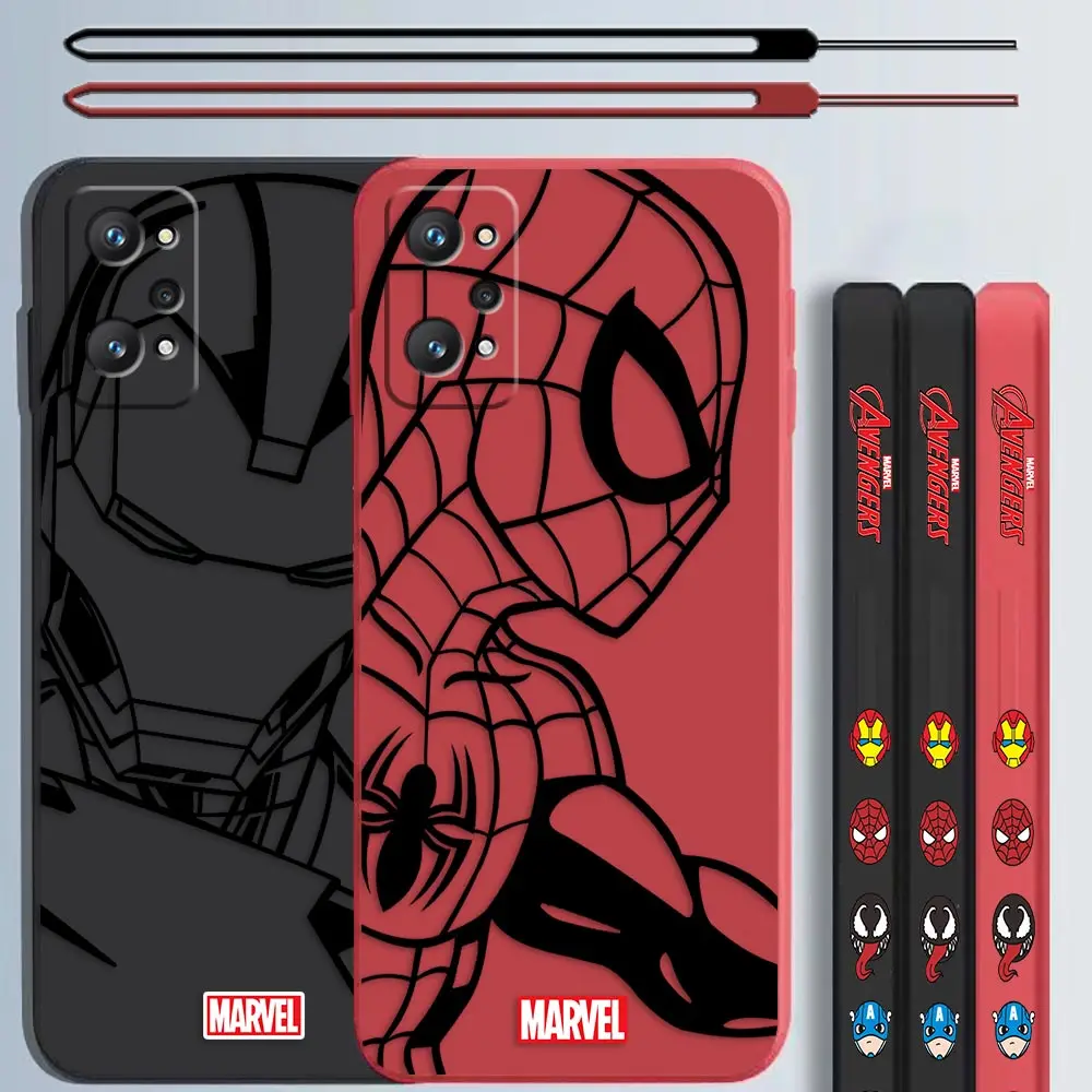 

Marvel Spider Man Iron Man Black Comics For Reakme C35 C33 C31 C30 C21 C21Y C20 C15 C12 C11 C3 C2 Narzo 50 50A 50I 30A 5G Case