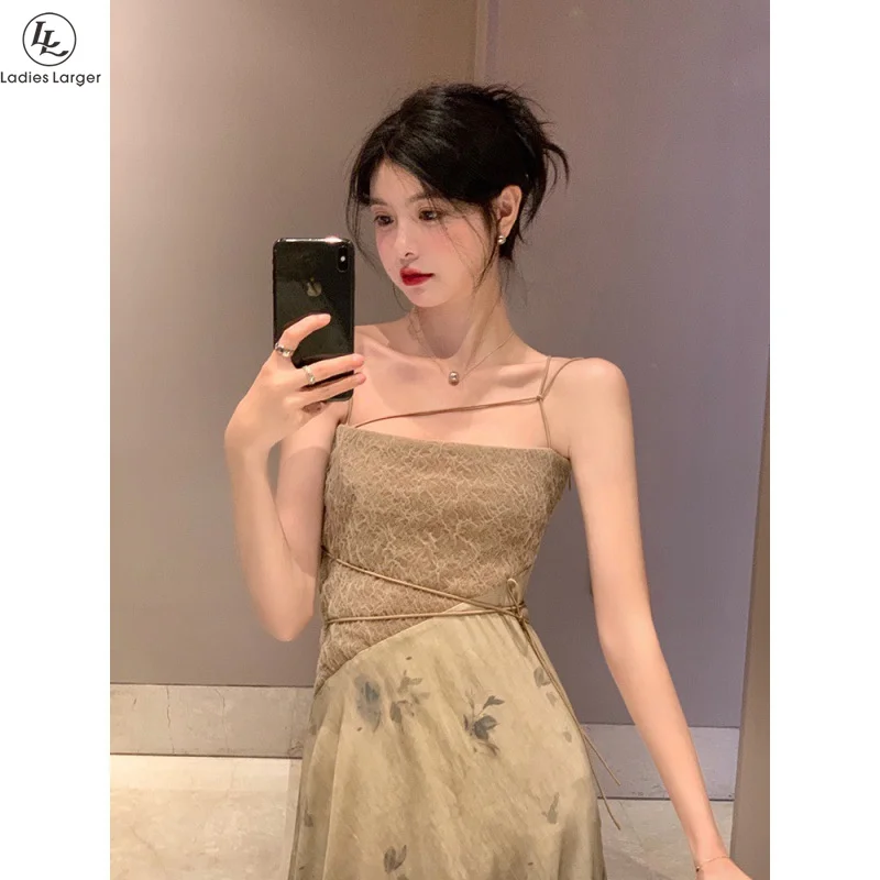 Sexy New Retro Floral Long Dress For Women 2022 Spring Summer Chinese Casual Lady Sling Suspender Gentle Sleeveless Skirt
Sexy New Retro Floral Long Dress For Women 2022 Spring Summer Chinese Casual Lady Sling Suspender Gentle Sleeveless Skirt
