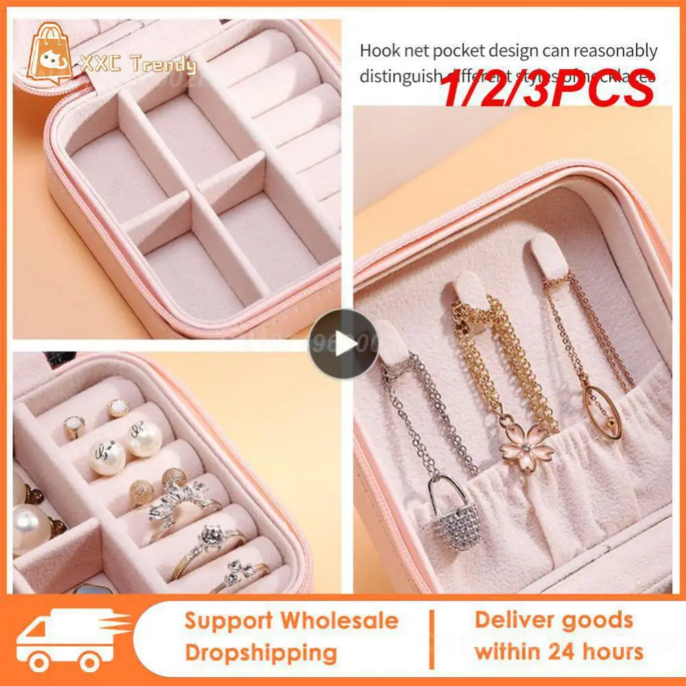 1/2/3PCS Portable Jewelry Storage Box Candy Color Travel Storage Organizer Jewelry Boxes Earring Necklace Ring Jewelry Organizer
1/2/3PCS Portable Jewelry Storage Box Candy Color Travel Storage Organizer Jewelry Boxes Earring Necklace Ring Jewelry Organizer