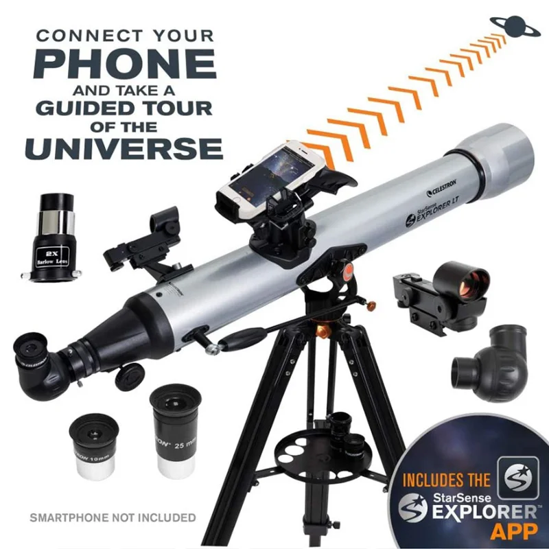 Professional StarSense Explorer LT80 AZ Smartphone App-Enabled Refractor 80mm F/11 Astronomical Telescope 4.5
Professional StarSense Explorer LT80 AZ Smartphone App-Enabled Refractor 80mm F/11 Astronomical Telescope 4.5