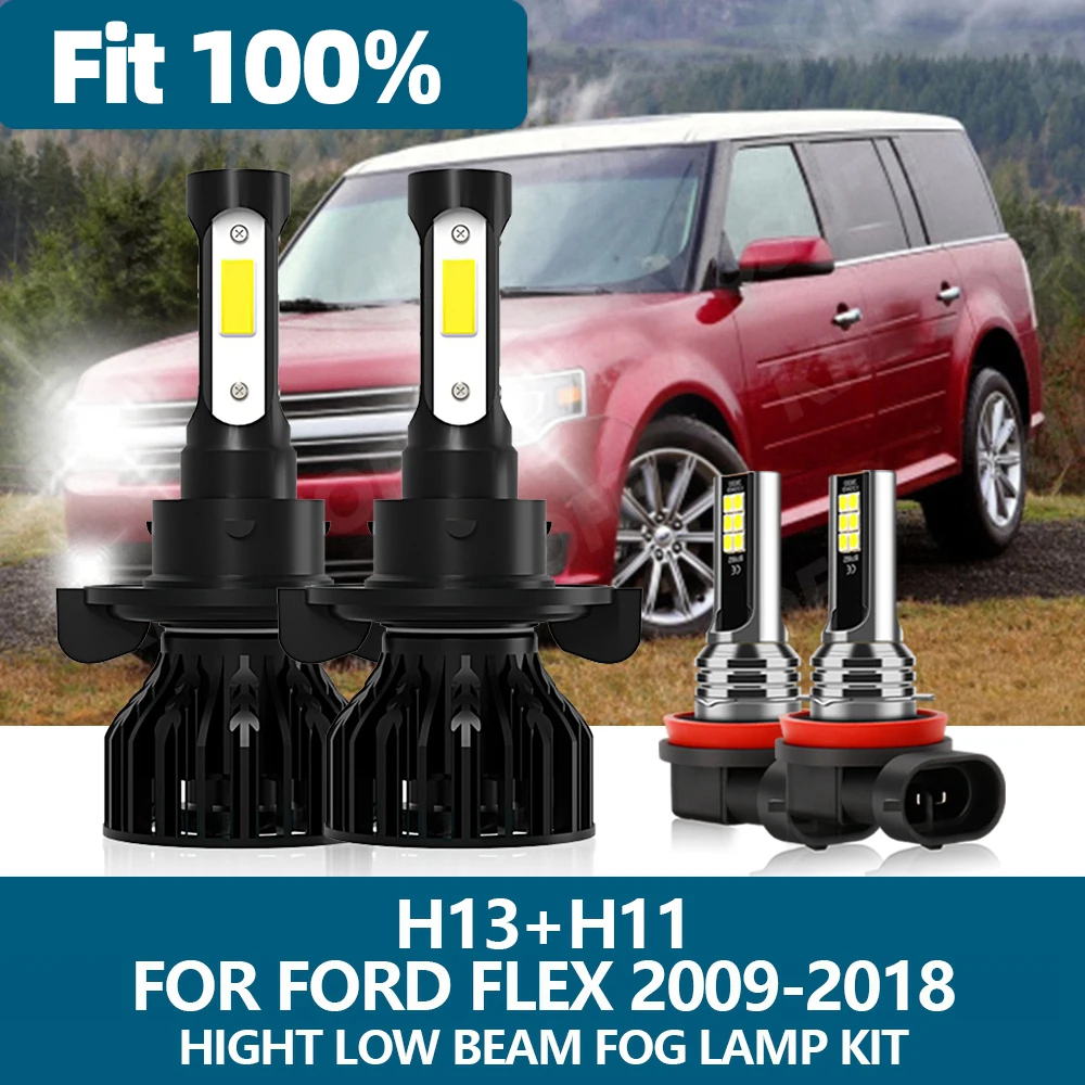 LED H13 H11 Car Headlight Bulb 6000K Cold White Fog Lamp 12V For Ford Flex 2009 2010 2011 2012 2013 2014 2015 2016 2017 2018
LED H13 H11 Car Headlight Bulb 6000K Cold White Fog Lamp 12V For Ford Flex 2009 2010 2011 2012 2013 2014 2015 2016 2017 2018