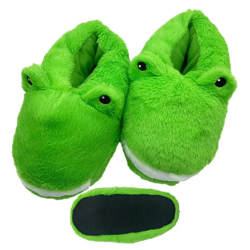 Frog Slippers Plush Stuffed Fun Slippers Warm Cute Slippers Soft Animal Winter Slippers Anti-Slip For Bedroom Living Room
Frog Slippers Plush Stuffed Fun Slippers Warm Cute Slippers Soft Animal Winter Slippers Anti-Slip For Bedroom Living Room