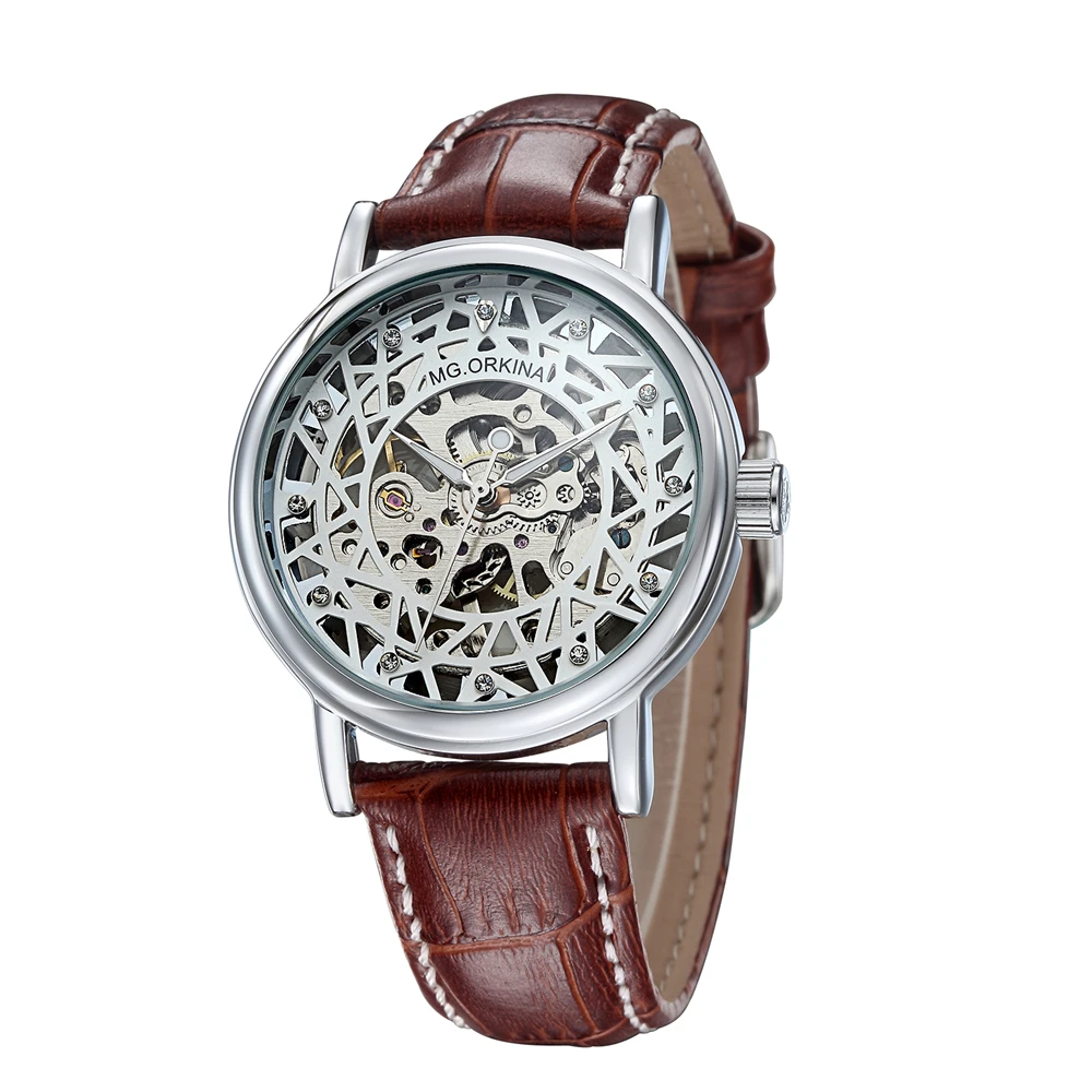 Fashion Men Skeleton Watches 2023 ORKINA Top Luxury Brand Men Casual Wristwatch Leather Mechanical Hand Wind Watches for Sale
Fashion Men Skeleton Watches 2023 ORKINA Top Luxury Brand Men Casual Wristwatch Leather Mechanical Hand Wind Watches for Sale