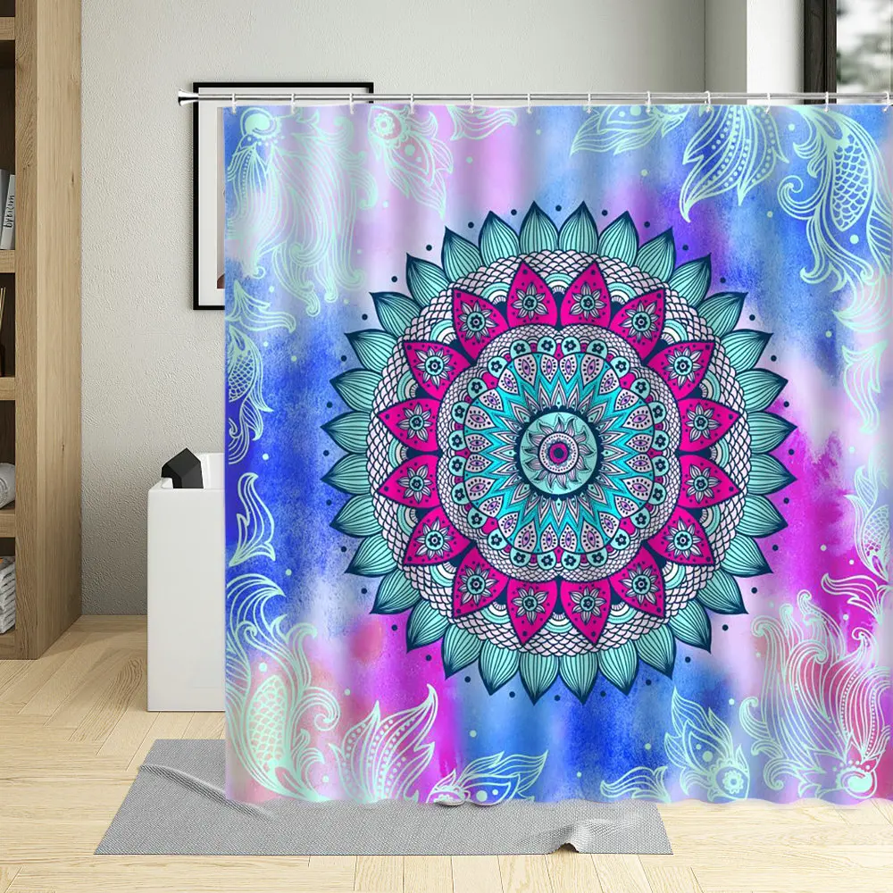 Colorful Paisley Printing Shower Curtain Exotic Geometric Cloth Curtains Waterproof Polyester Bathroom Decor with Hooks
Colorful Paisley Printing Shower Curtain Exotic Geometric Cloth Curtains Waterproof Polyester Bathroom Decor with Hooks