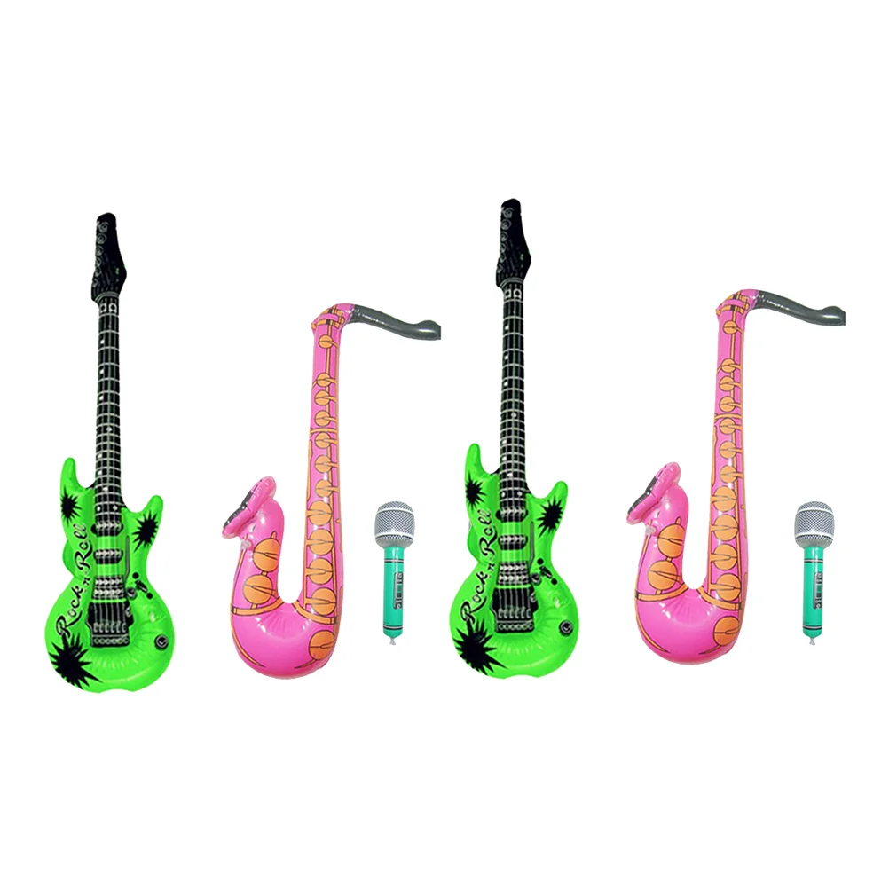 6 pcs Delicate Inflatable Aluminum Foil Balloon Toy Set for Decoration Use Microphone Guitar Saxophone Random Color
6 pcs Delicate Inflatable Aluminum Foil Balloon Toy Set for Decoration Use Microphone Guitar Saxophone Random Color