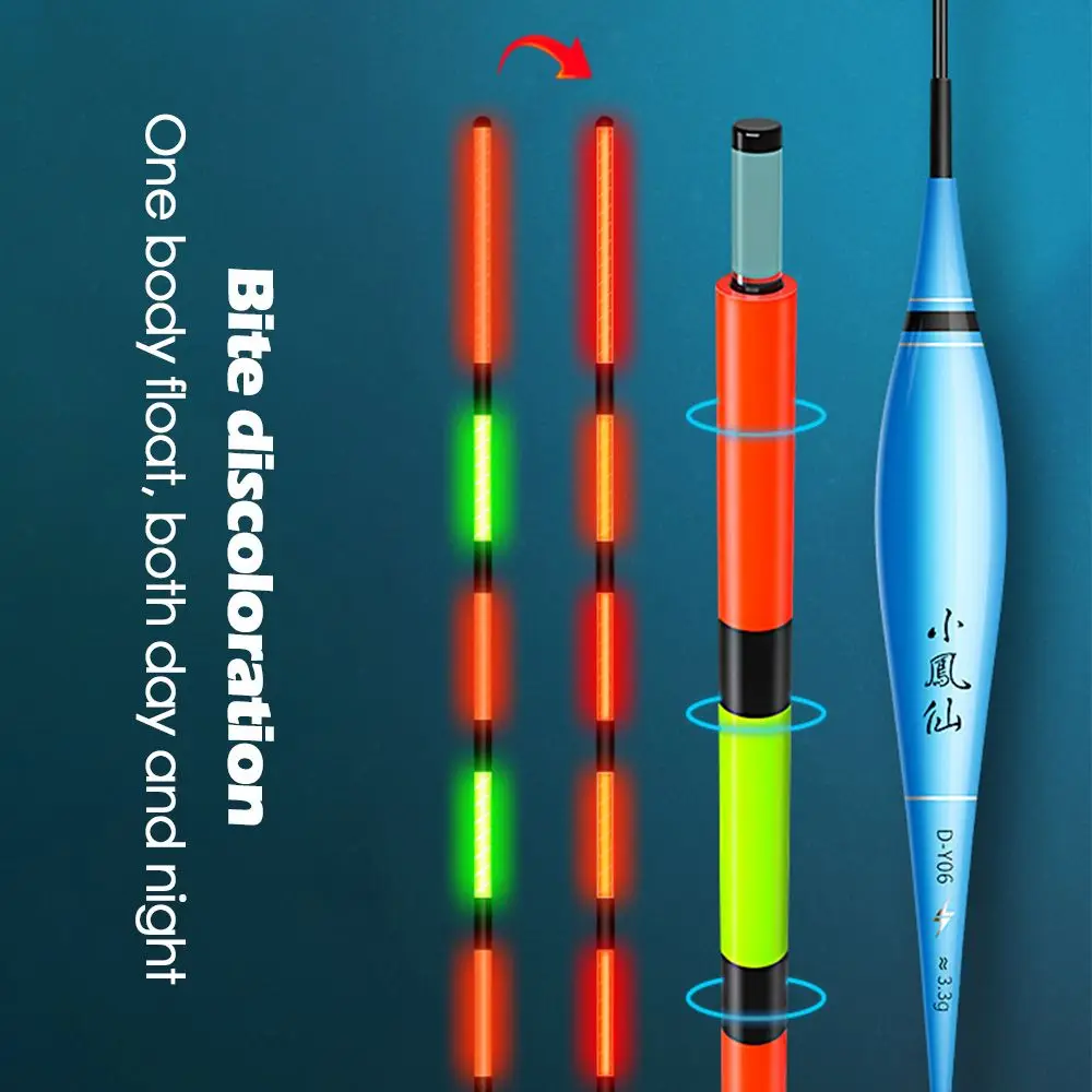 New Indicator Electronic LED Light Color Change Bite Alarm Light Stick Floats Fishing Lure Floats Bobbers
New Indicator Electronic LED Light Color Change Bite Alarm Light Stick Floats Fishing Lure Floats Bobbers