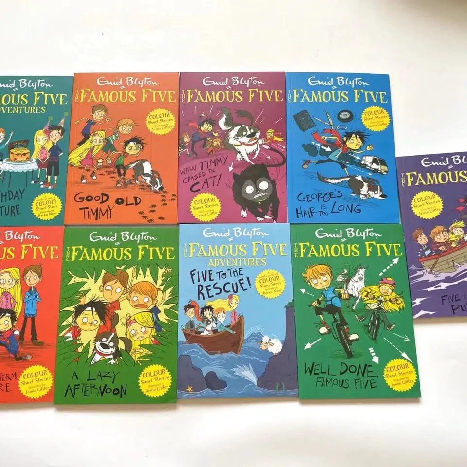 Children's English picture book reading version Enid Blyton the famous five extracurricular reading detective adventure novel
Children's English picture book reading version Enid Blyton the famous five extracurricular reading detective adventure novel