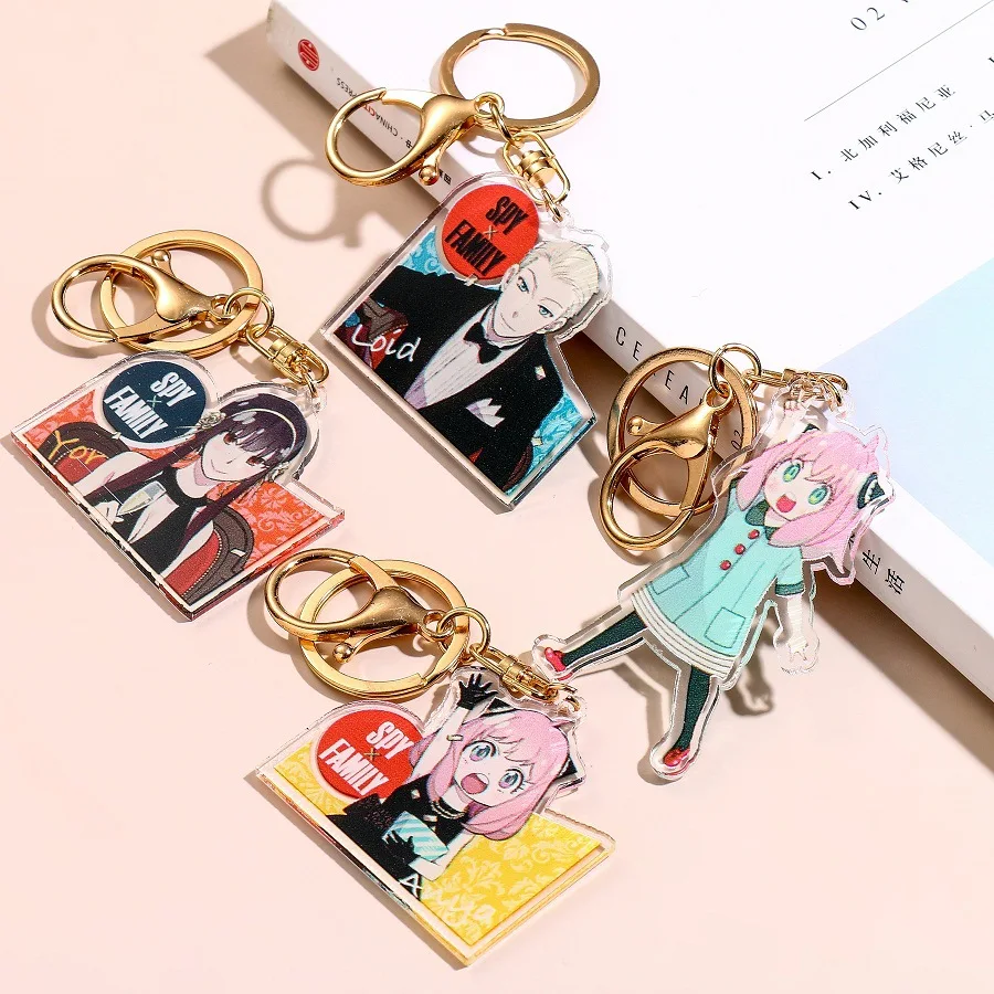 Anime SPY×FAMILY Acrylic Keychain Jewelry Cartoon Twilight Yor Forger Anya Forger PVC Two Sided Pendant Keyrings Cosplay Prop Gi
Anime SPY×FAMILY Acrylic Keychain Jewelry Cartoon Twilight Yor Forger Anya Forger PVC Two Sided Pendant Keyrings Cosplay Prop Gi