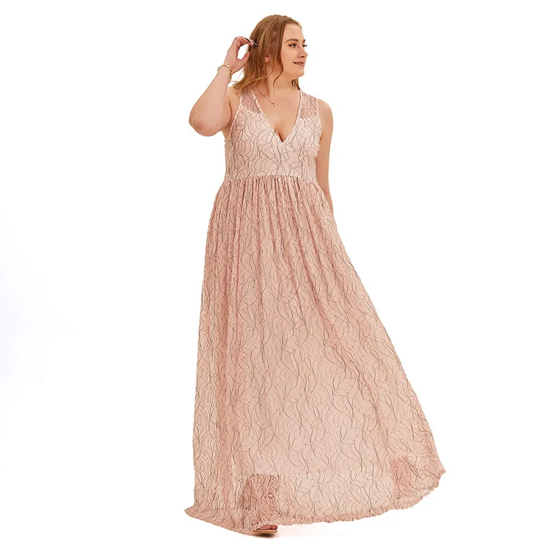 2022 Women's Spring Summer New Fashion Sexy V-Neck Dress Skirt Elegant Sweet Lace Dress High Waist Loose Sleeveless Long Skirt
2022 Women's Spring Summer New Fashion Sexy V-Neck Dress Skirt Elegant Sweet Lace Dress High Waist Loose Sleeveless Long Skirt