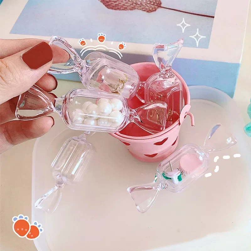 5 PCS Cute Teen Girls Candy Shape Transparent MakeUp Storage Box Mini Earrings Jewelry Bag Travel Storage Container Organizer
5 PCS Cute Teen Girls Candy Shape Transparent MakeUp Storage Box Mini Earrings Jewelry Bag Travel Storage Container Organizer