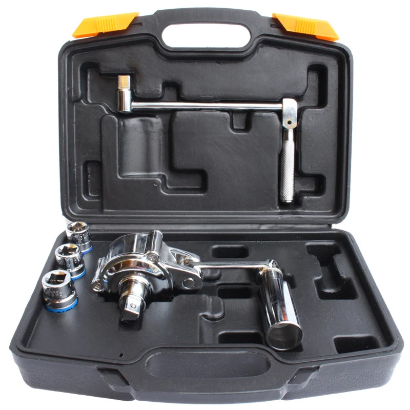 Effort-saving wrench combination set, increased force unloading tire nut remover, on-board tool, multi-function auto repair tool
Effort-saving wrench combination set, increased force unloading tire nut remover, on-board tool, multi-function auto repair tool