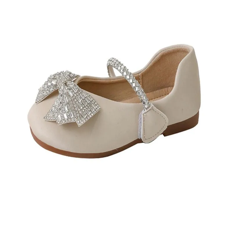 Girls shallow mouth Leather shoes soft soled Rhinestone Bow Princess Shoes Baby Girls Party Dance Shoes Flat Heel single shoes
Girls shallow mouth Leather shoes soft soled Rhinestone Bow Princess Shoes Baby Girls Party Dance Shoes Flat Heel single shoes