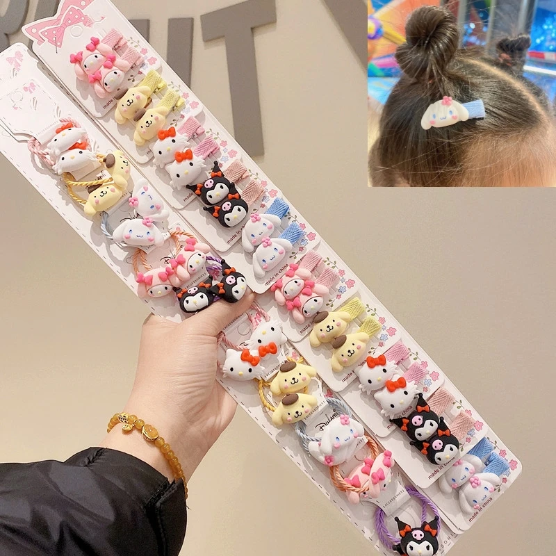 Sanrio 10 пар Hello Kitty Cinnamoroll My Melody Kuromi Kawaii заколка для волос Кожаный Зажим розовые Мультяшные аксессуары для волос девушка подарок
Sanrio 10 пар Hello Kitty Cinnamoroll My Melody Kuromi Kawaii заколка для волос Кожаный Зажим розовые Мультяшные аксессуары для волос девушка подарок