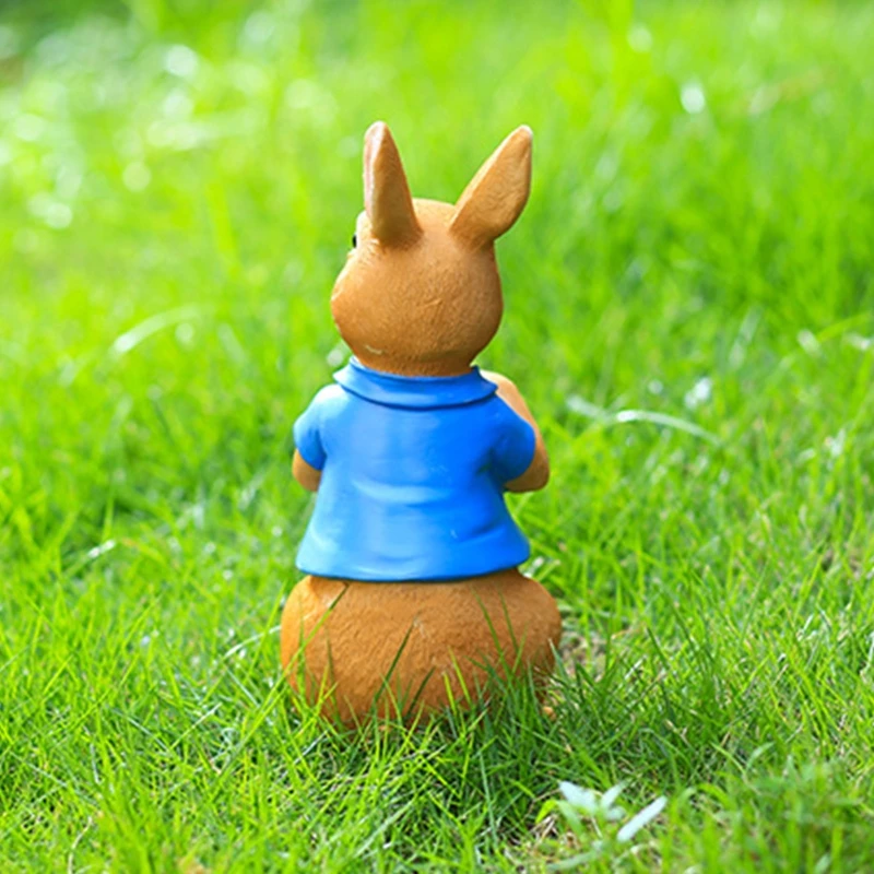 Standing Bunny Statue Spring Easter Decorations Polyresin Garden Rabbit Figurine
Standing Bunny Statue Spring Easter Decorations Polyresin Garden Rabbit Figurine