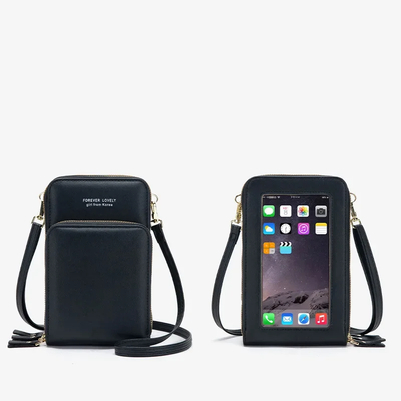 Women Bags Soft Leather Wallets Touch Screen Cell Phone Purse Crossbody Shoulder Strap Handbag for Female Cheap Women's Bags
Women Bags Soft Leather Wallets Touch Screen Cell Phone Purse Crossbody Shoulder Strap Handbag for Female Cheap Women's Bags