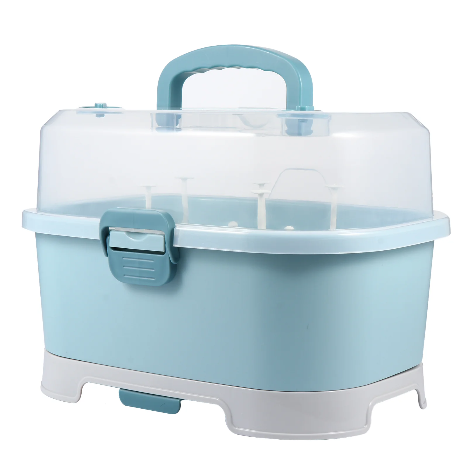 

Portable Dryer Baby Countertop Rack Dinnerware Organizer Sterilizer Pacifier Storage Nursing Bottle Container Box