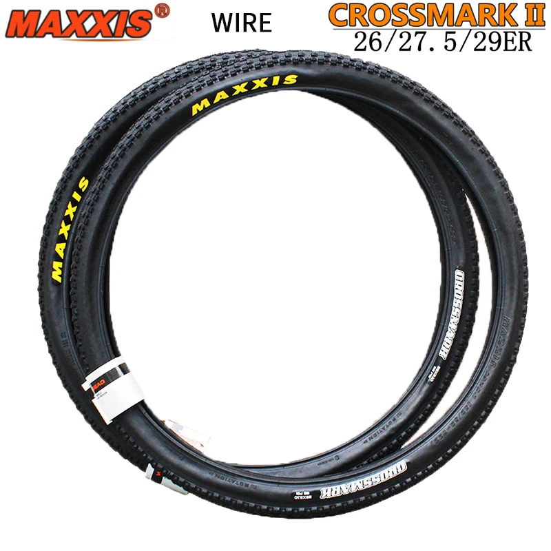 

MAXXIS Crossmark II Wire improves on the speed of its predecessor while improving grip in intermediate conditions 26/27.5/29 in