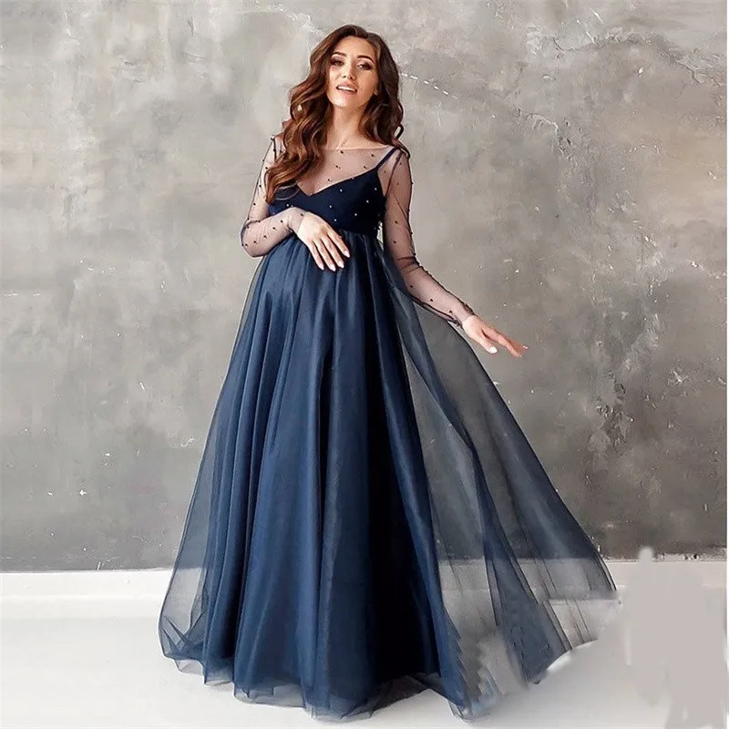 Elegant Tulle Maternity Dresses For Baby Showers Party Long Pregnancy Photoshoot Prop Mesh Pregnant Women Photography Maxi Gown
Elegant Tulle Maternity Dresses For Baby Showers Party Long Pregnancy Photoshoot Prop Mesh Pregnant Women Photography Maxi Gown