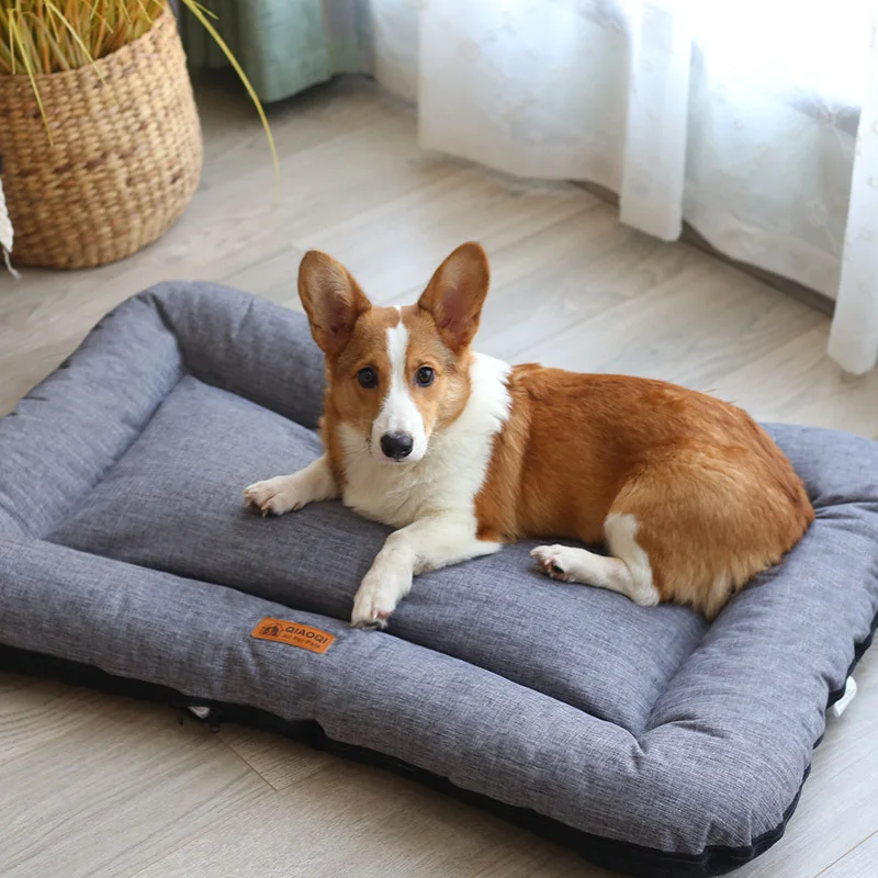 New pet accessories kennel for medium and large dogs, one-piece with zipper cushion, medium and large dog mat, Nice bite resista
New pet accessories kennel for medium and large dogs, one-piece with zipper cushion, medium and large dog mat, Nice bite resista