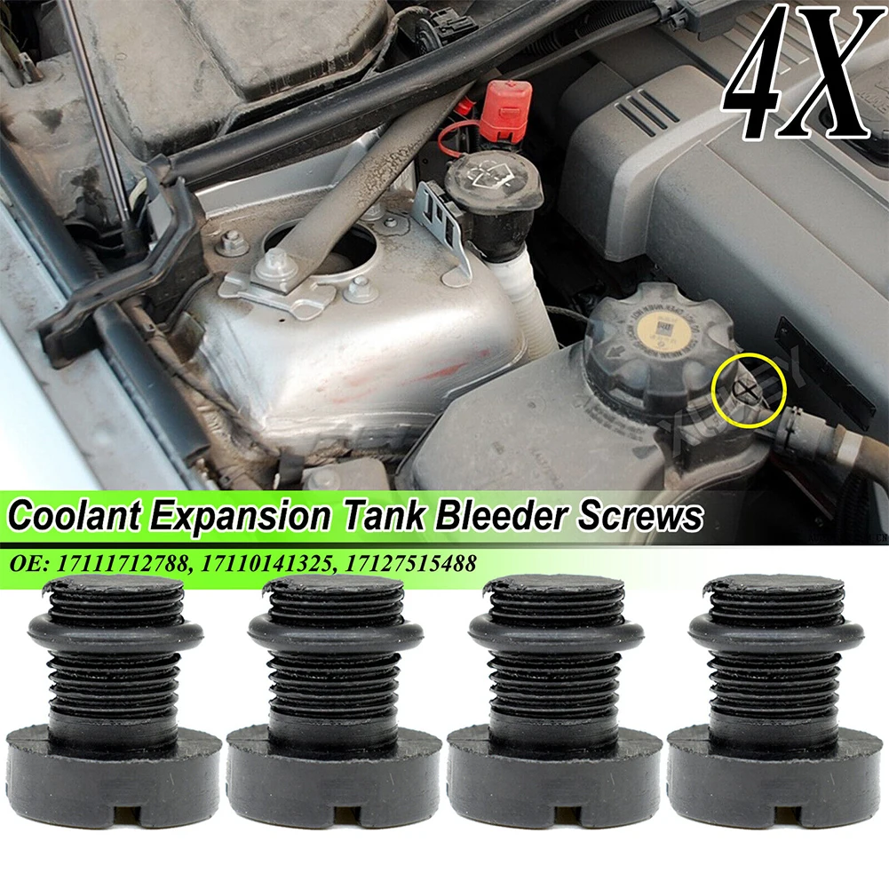 4Pcs Coolant Expansion Tank Bleeder 17111712788 For BMW 1 3 5 7 Series E34 E39 E39 E60 E34 E38 E31 Radiator Bleed Vent Screw
4Pcs Coolant Expansion Tank Bleeder 17111712788 For BMW 1 3 5 7 Series E34 E39 E39 E60 E34 E38 E31 Radiator Bleed Vent Screw