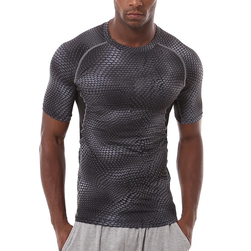 Мужской дышащий Быстросохнущий облегающий топ для фитнеса и спорта
Мужской дышащий Быстросохнущий облегающий топ для фитнеса и спорта