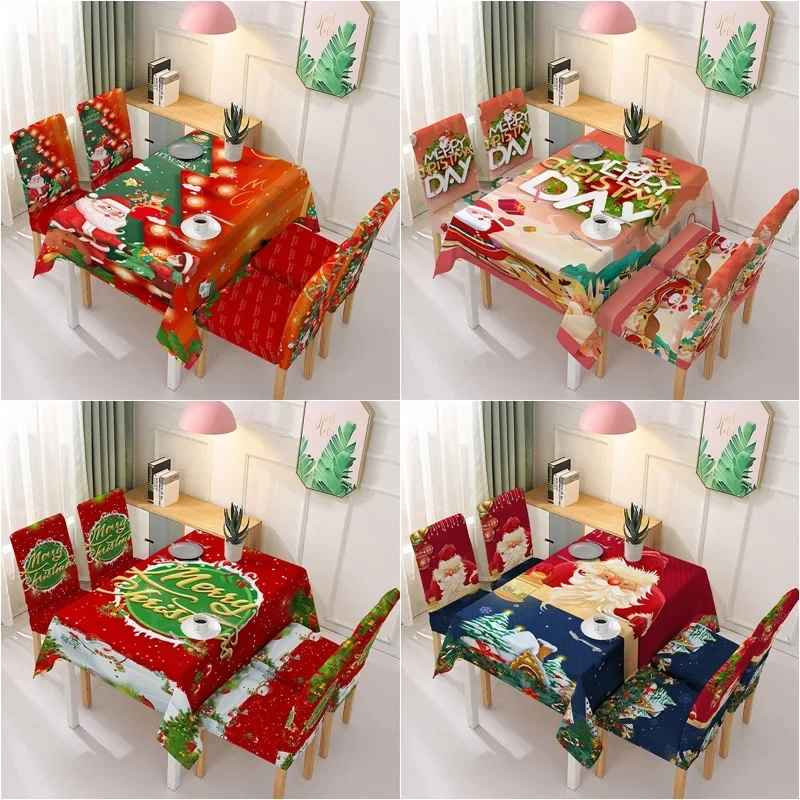 Santa Claus Tablecloth Christmas Decoration Dining Chair Cover Waterproof European Style Christmas Tablecloth Home Party Decor
Santa Claus Tablecloth Christmas Decoration Dining Chair Cover Waterproof European Style Christmas Tablecloth Home Party Decor
