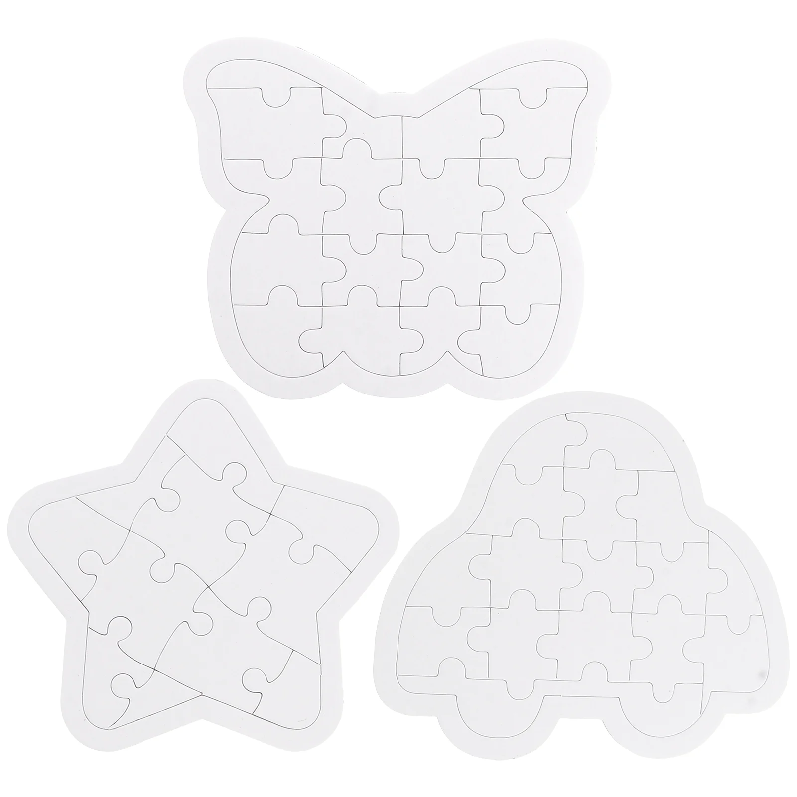 6pcs Blank Cartoon Kid Puzzles Paper Drawing Graffiti Puzzle DIY Butterflies Puzzle
6pcs Blank Cartoon Kid Puzzles Paper Drawing Graffiti Puzzle DIY Butterflies Puzzle